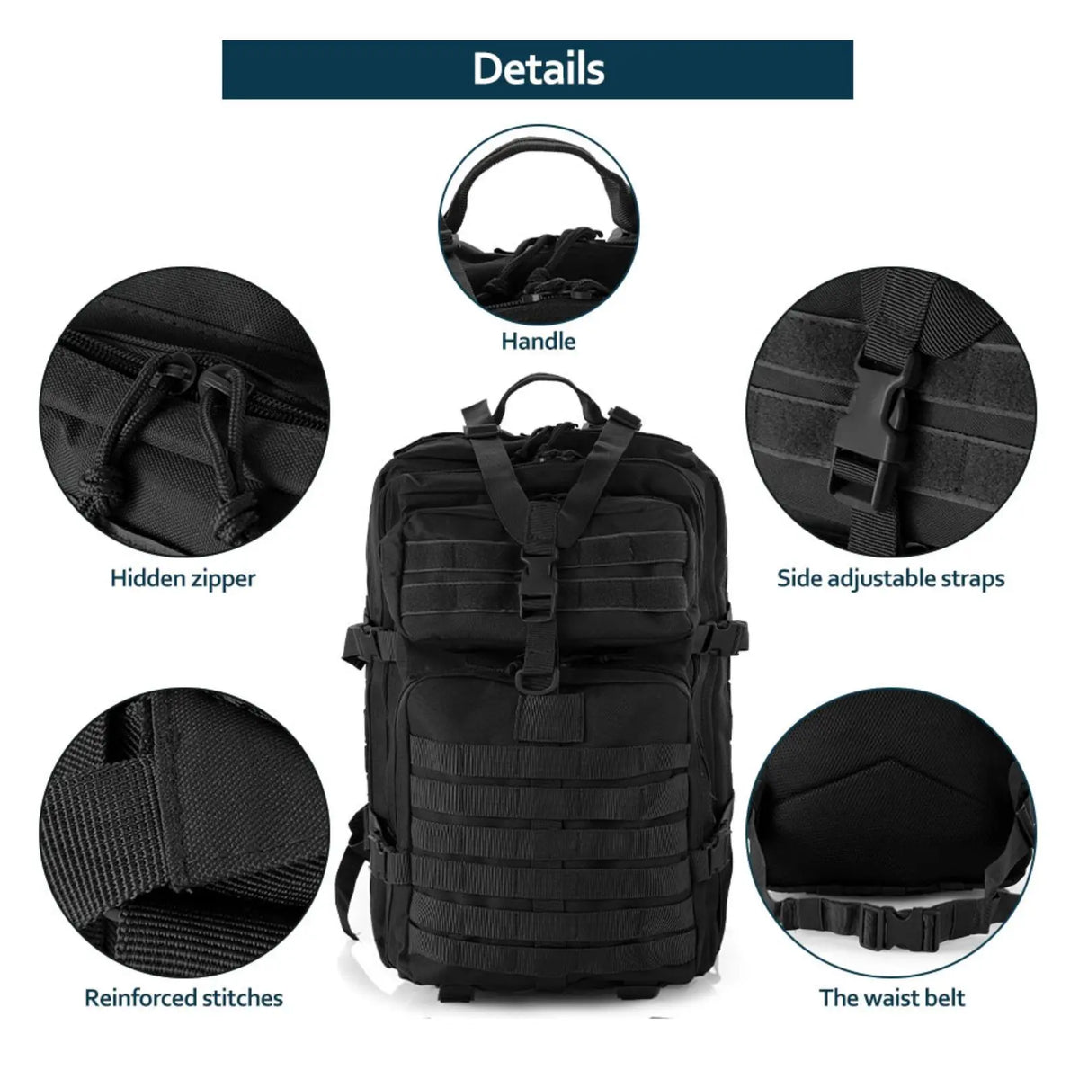 Professional Modular Tactical Expedition Pack