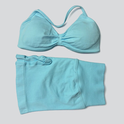 Sculpting Seamless Halter Performance Set