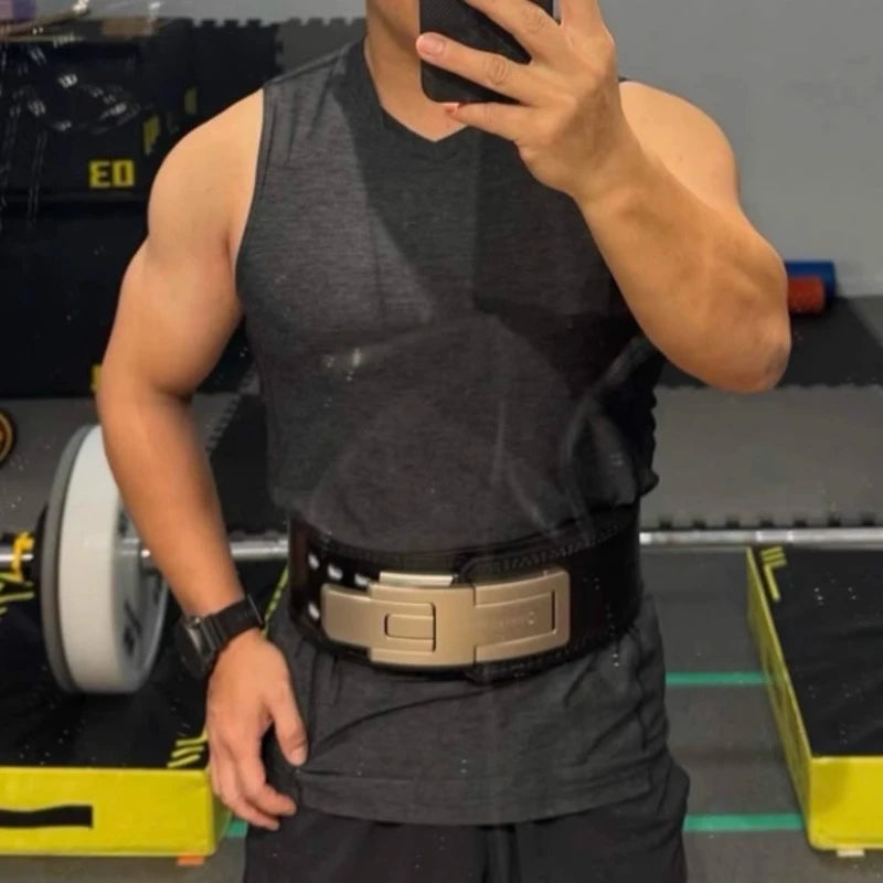 13mm Professional Cowhide Lever Belt