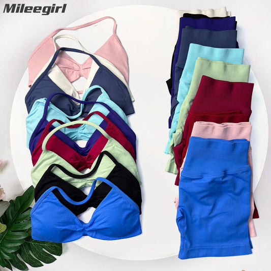 Sculpting Seamless Halter Performance Set