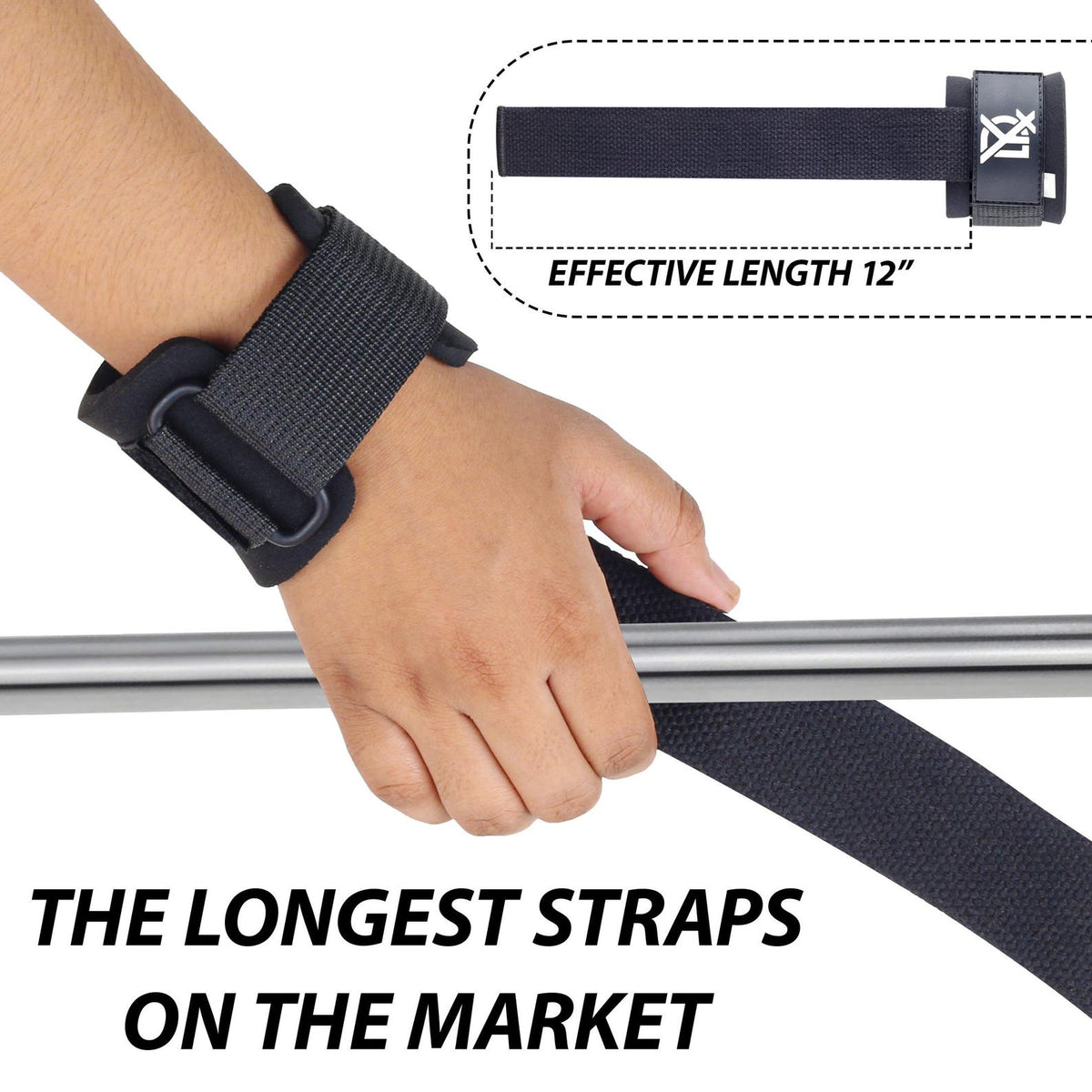Neoprene Padded Weight Lifting Straps: Heavy-Duty Wrist Support
