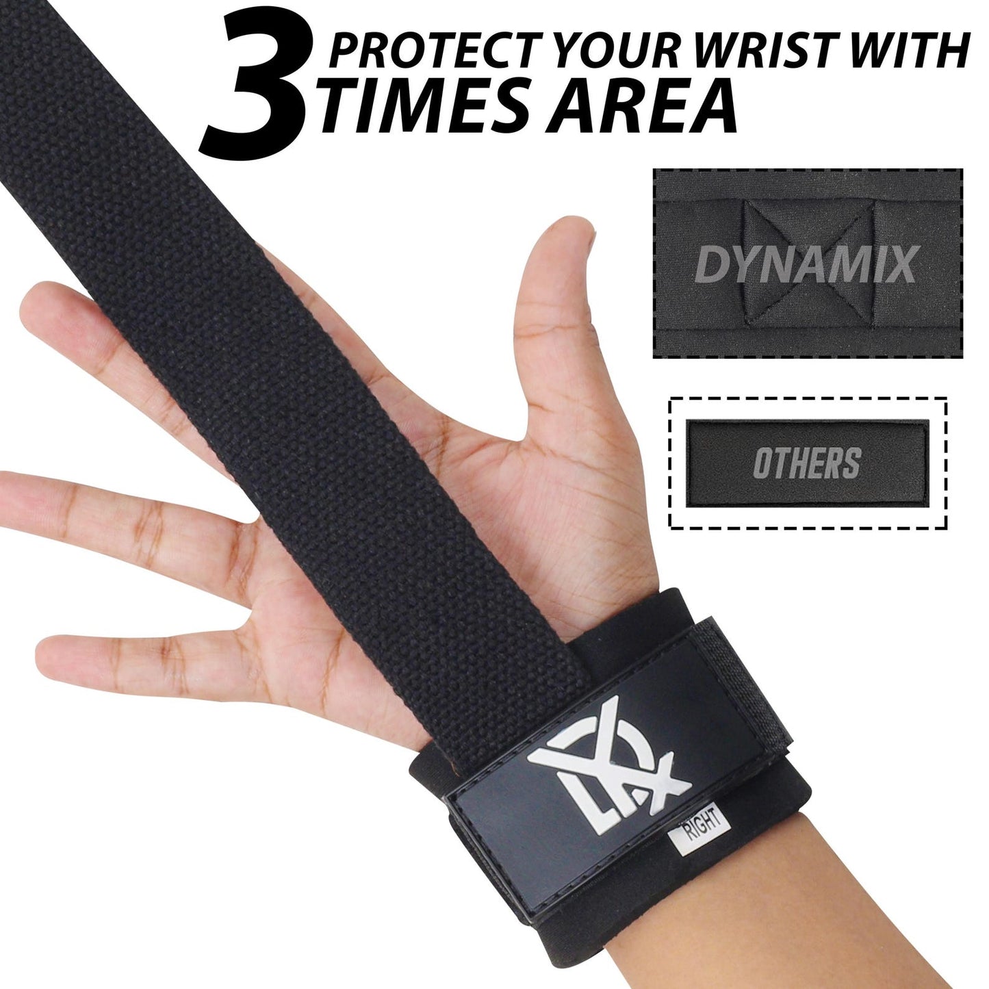 Neoprene Padded Weight Lifting Straps: Heavy-Duty Wrist Support