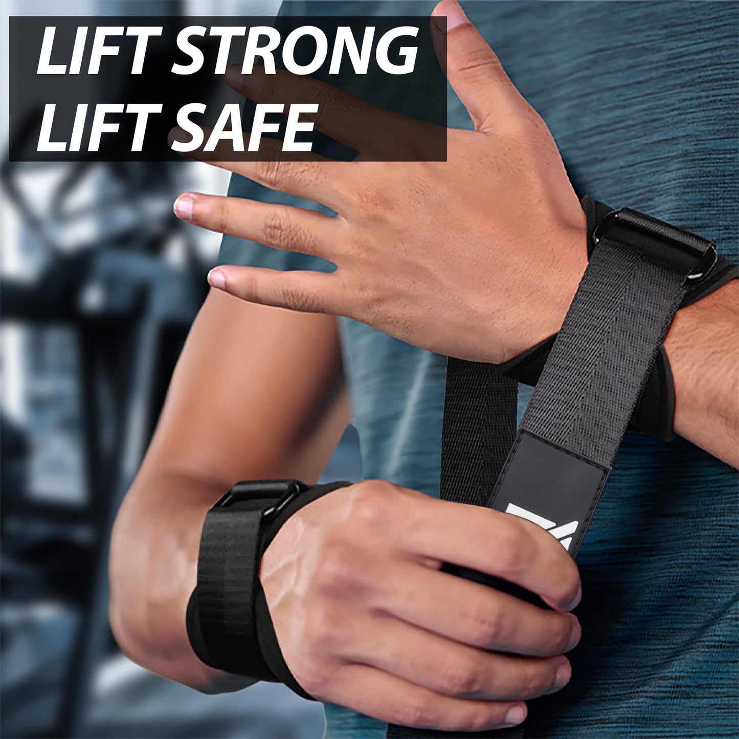 Neoprene Padded Weight Lifting Straps: Heavy-Duty Wrist Support
